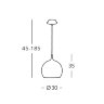 A1306.31.7.W/30 - Kolarz Подвесной светильник, серия MOON